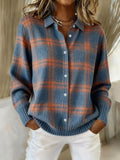 Salome™ Cloud-Soft Plaid Button-Up