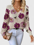 Kaiti™ - Elegant Floral Sweater