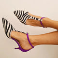 Monica™ Chic Purple Slingbacks