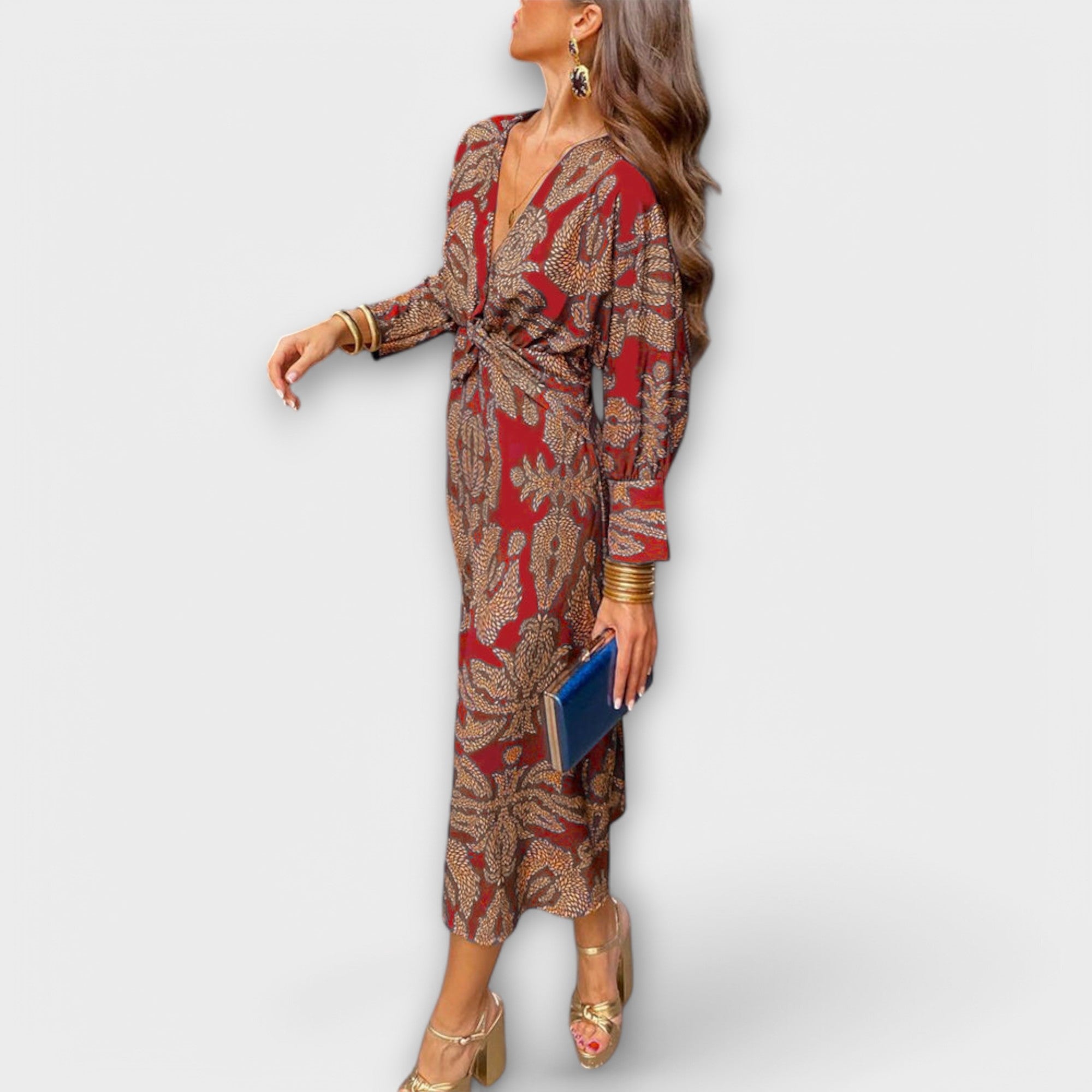 Oriana - Elegant Long Sleeve Dress