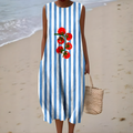 Zaylee™ | Sleeveless Striped Summer Dress