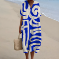 Erin™ | Abstract Relaxed-Fit Summer Dress