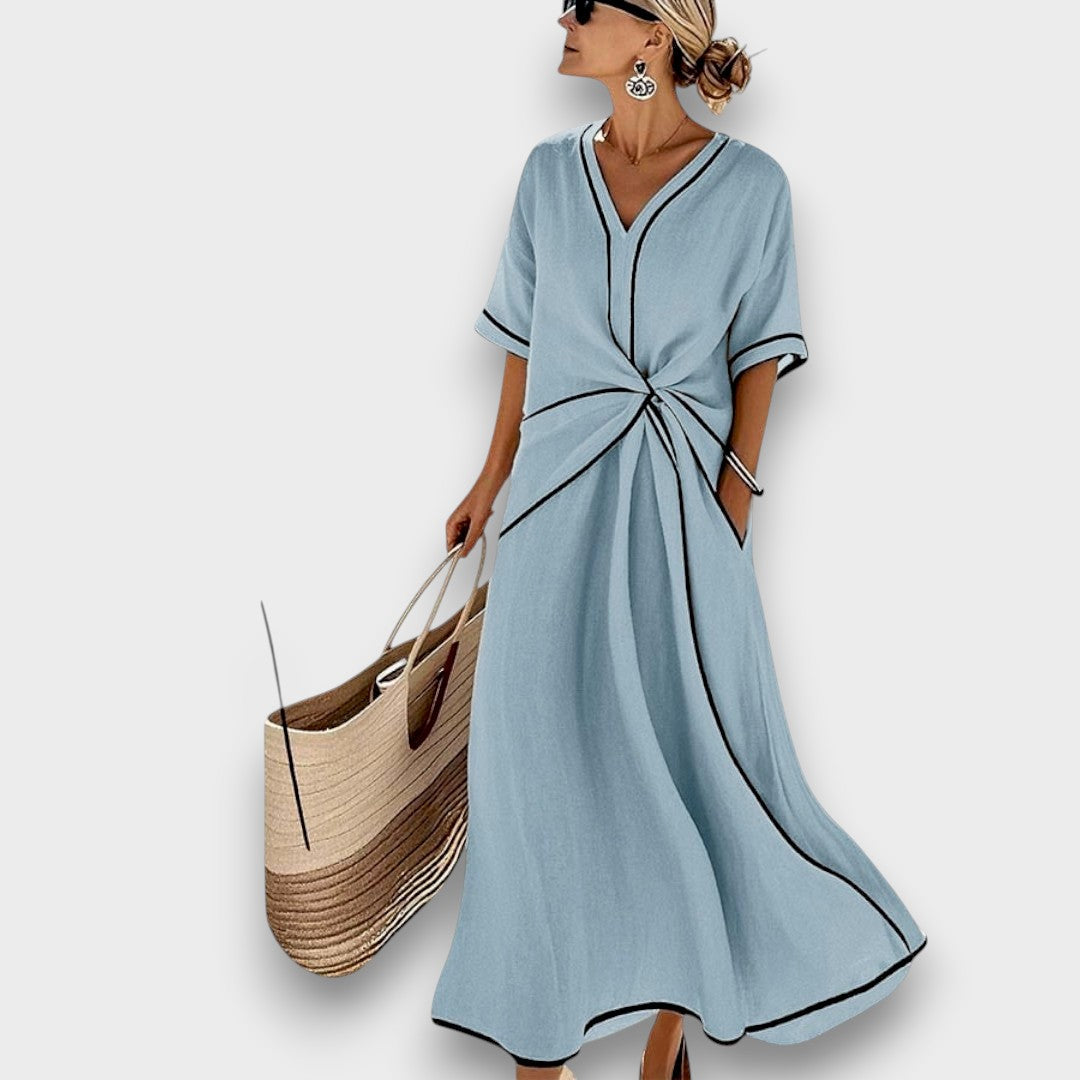 Ema - Striped Summer Dress