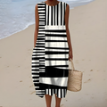 Jaliyah™ | Abstract Striped Summer Dress