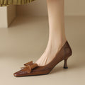 Célora Leather Strap Pumps