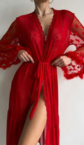Keira™ | Sheer Lace Kimono