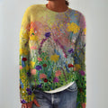 Marlowe™ - Flowers Art Cozy Sweater