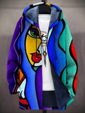 Addison™ - Luxurious Art-Inspired Zip-Up Hoodie