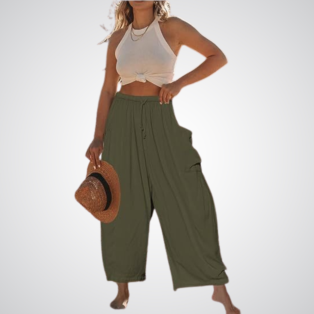 LYNNA™ – Wide-Leg Comfort Trousers