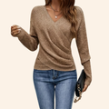 Elouise™ Elegant Wrap V-Neck Top