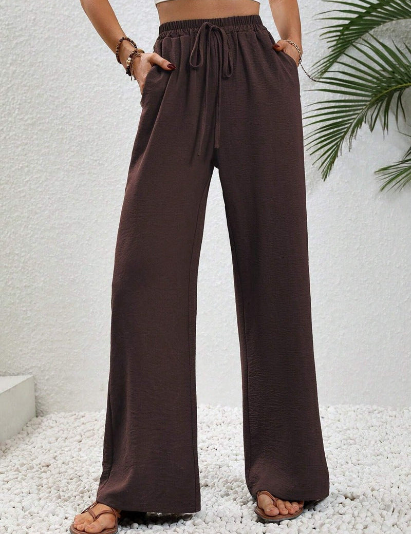 NIKU™ - Casual Wide Leg Drawstring Trousers