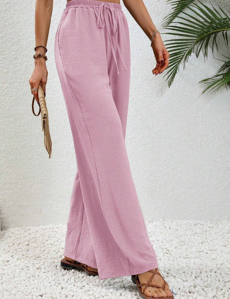 NIKU™ - Casual Wide Leg Drawstring Trousers