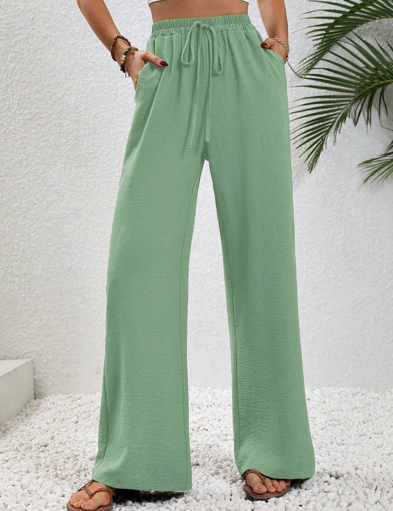 NIKU™ - Casual Wide Leg Drawstring Trousers