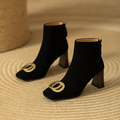 Opium Velvet Ankle Boots