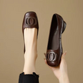 Opium Leather Ballerinas