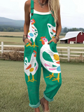 Cluckin’ Fancy Overalls