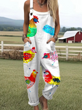 Barnyard Bloom Overalls