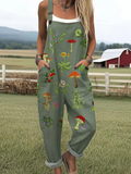 Embroidered Overall Inspired by Nature