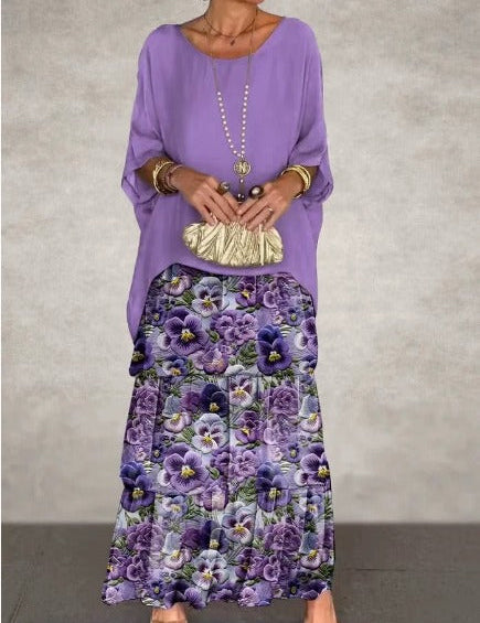 Lara | Elegant Flowing Maxi Dress