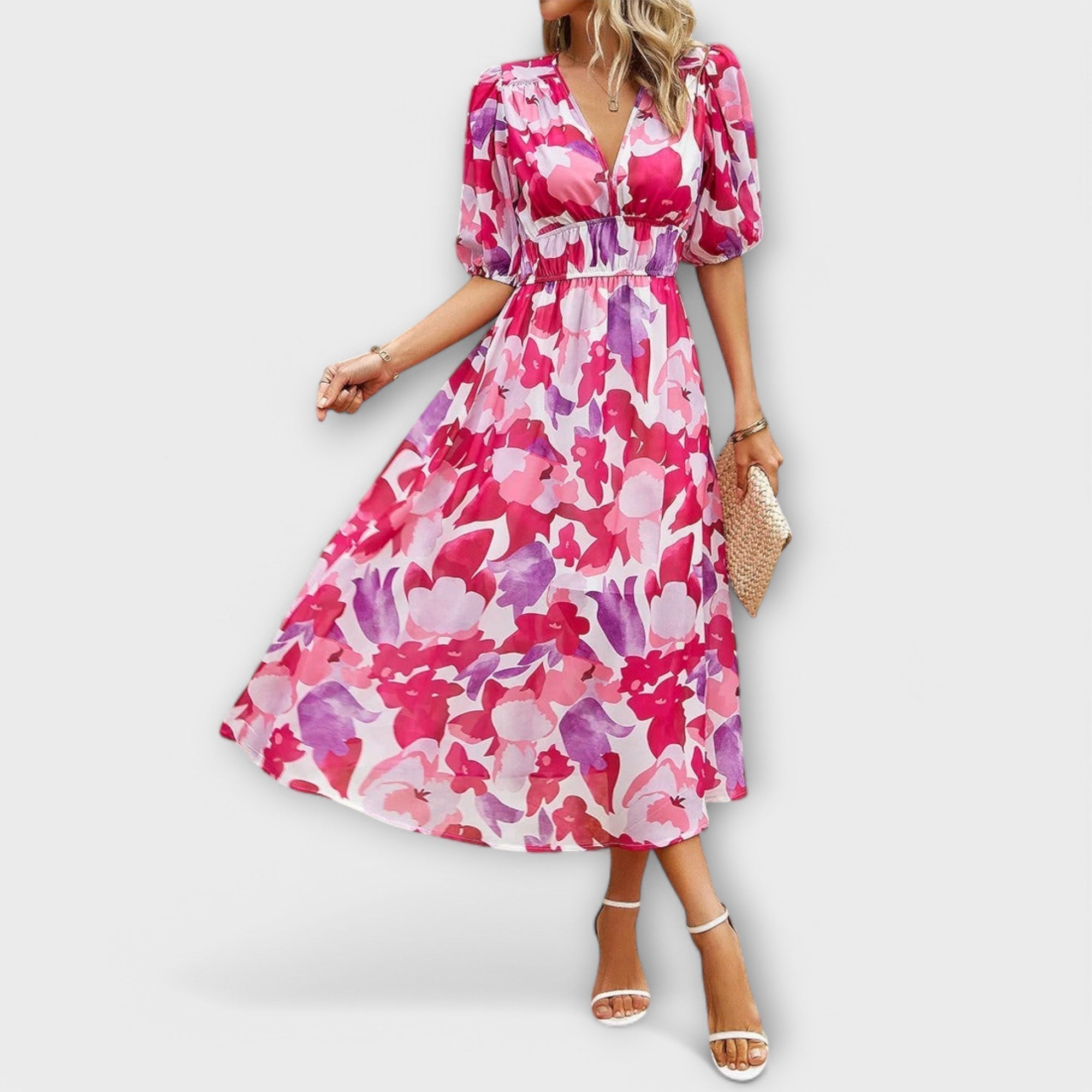 Mathilda - Elegant Midi Dress
