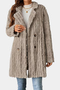 Ceres Casual Double-Breasted Mid-Thigh Jacket